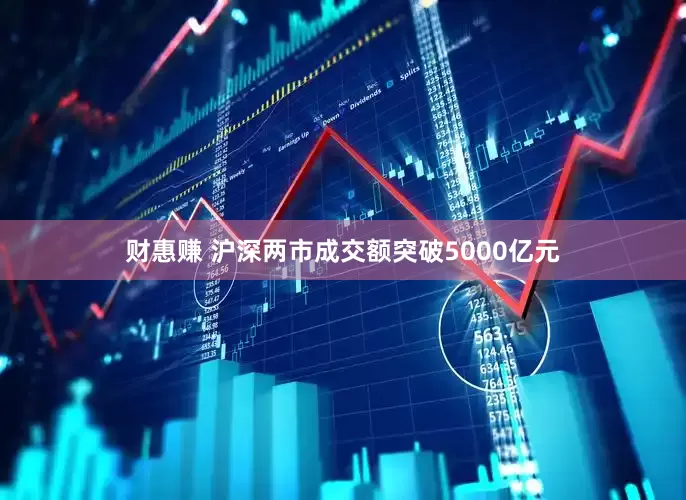 财惠赚 沪深两市成交额突破5000亿元
