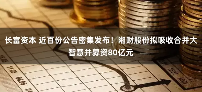 长富资本 近百份公告密集发布！湘财股份拟吸收合并大智慧并募资80亿元